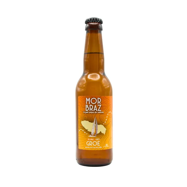 Enez Groe Bière blonde bretonne 33cl maltée houblonnée
